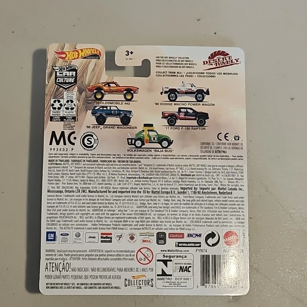 Hot Wheels 2019 Desert Rally '70 Oldsmobile 442 Real Riders New On Card